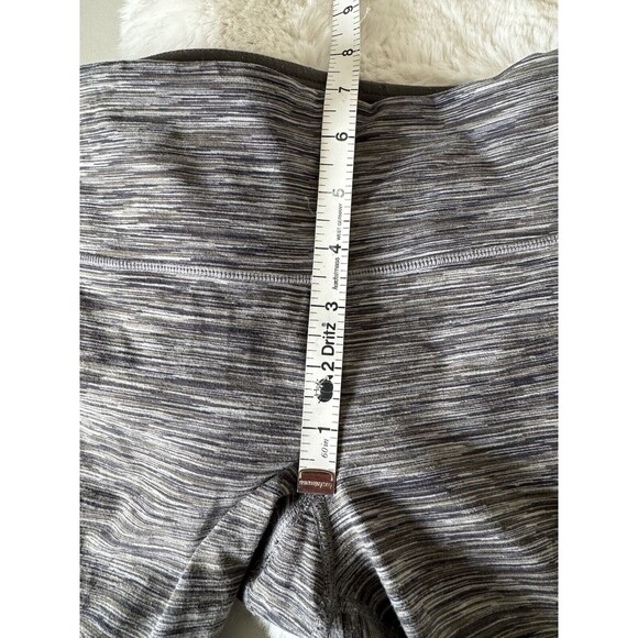 Lululemon Wunder Under Capri Womens 6 Black Space Dye Mid Rise Pull On Pants - Picture 6 of 9